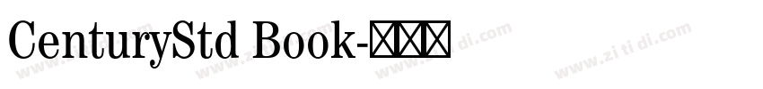 CenturyStd Book字体转换